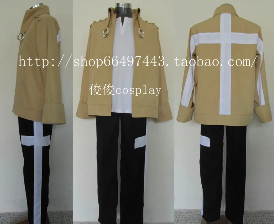 

2016 FullMetal Alchemist Scar Uniform Cosplay Costume