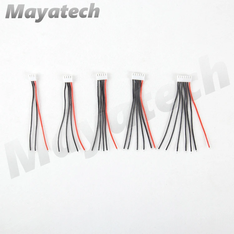 10PCS/lot 2S 3S 4S 5S 6S 22AWG Ultra-soft Silica Wire Balanced Charging Battery Plug 10cm 20cm | Игрушки и хобби