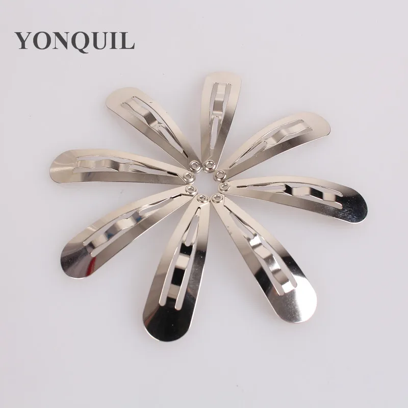 

New 40MM Snap Hair Bow Clips DIY Hairpins Clips BB Clips DIY Hair Accessories 300PCS/Lot For Fascinator Headwear Accessories