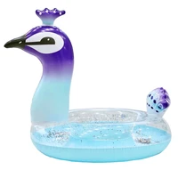 90cm120cm inflatable gittler peacock swim ring pool float adult water swimming tube inflatable fun pool toys cute piscina kids