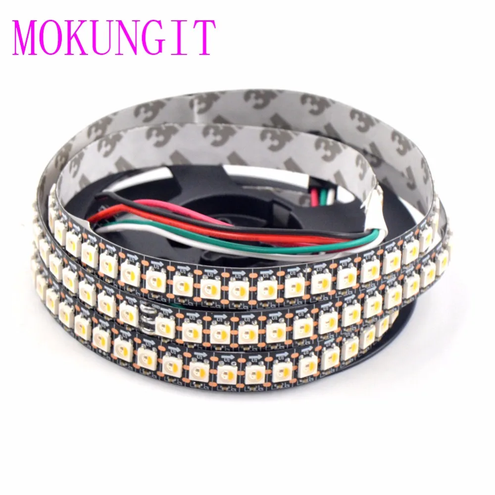 Mokungit 1 м SK6812 RGBW RGBWW 144 светодиодов/м 5050 SMD гибкая светильник вая лента IP20