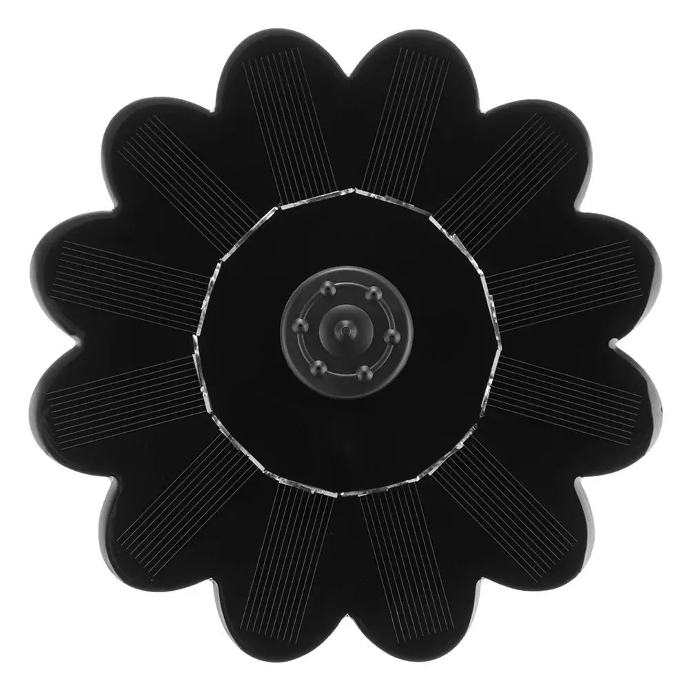 HobbyLane Garden Decoration Solar Fountain Pump for Pool ABS Flower Floating Water Fountation For The Pond