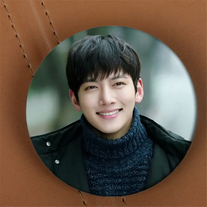 Youpop KPOP Healer Ji Chang wok альбом брошь K-POP значок аксессуары для одежды шляпа украшение для рюкзака HZ1531 - Окраска металла: Ji Chang Wook