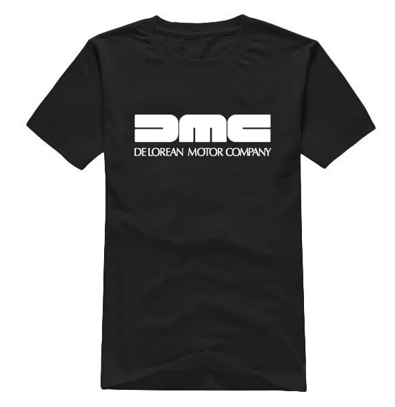 Бесплатная Доставка Летняя мода DMC DeLorean мужчины футболку Обратно В будущего