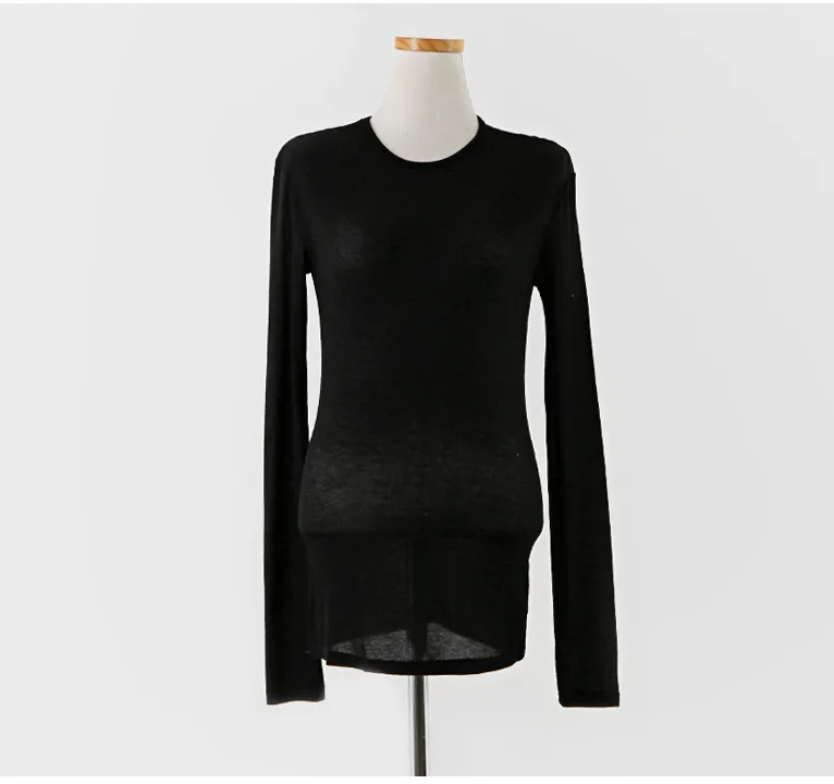 Shintimes Poleras De Mujer Moda тонкая Сексуальная футболка с длинным рукавом женская футболка Camiseta Feminina футболка Femme