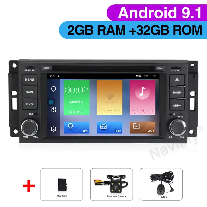 Car dvd Camera Android 9,1 автомобильный dvd мультимедиа gps Wi-Fi Canbus для Jeep libery, Wrangler Compass Commander Grand Cherokee Dodge Caliber Journey - Цвет: Car dvd Camera