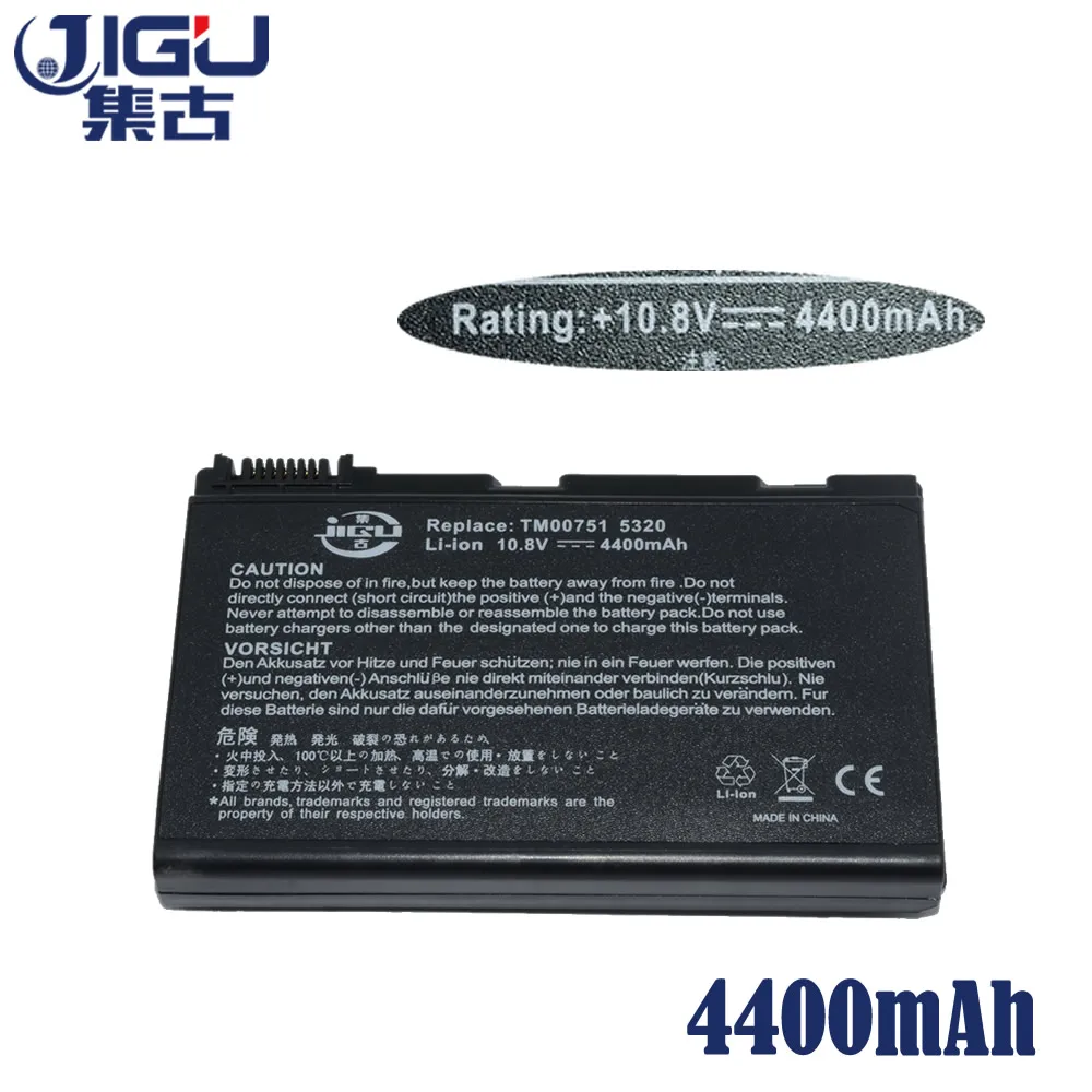 JIGU Laptop Battery TM00741 TM00751 For Acer Extensa 5210 5220 5230 5420 5420G 5610 5620 5620Z 5630 5630G 7220 7620Z|laptop battery|battery