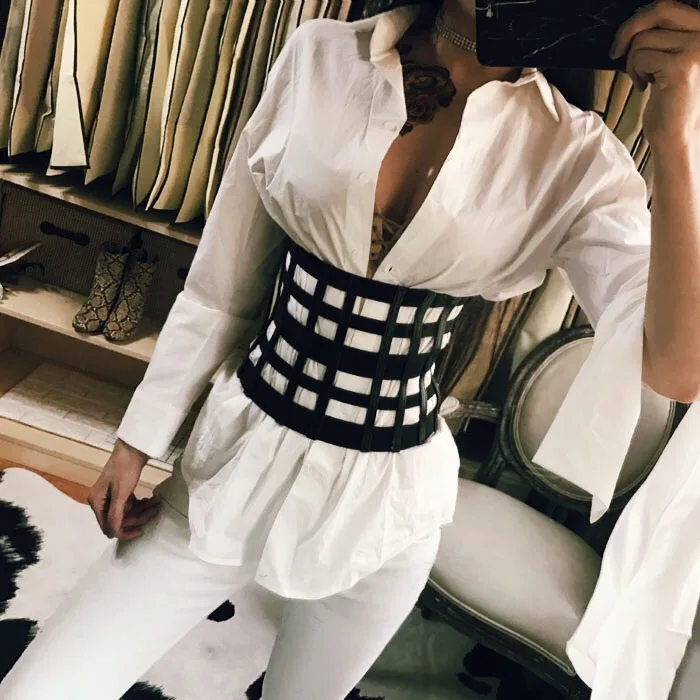 Новый женский ультра широкий пояс регулируемый тонкий корсет формирователь тела