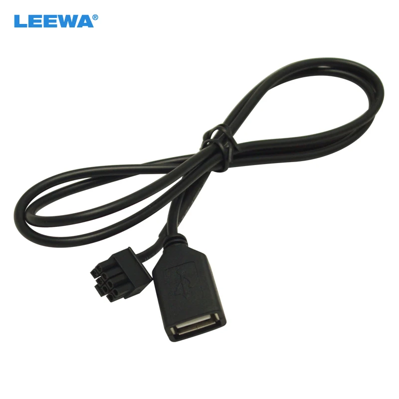 LEEWA автомобильный аудио Женский USB кабель адаптер 4Pin разъем для Chery Qiyun/Fulwin CD плеер