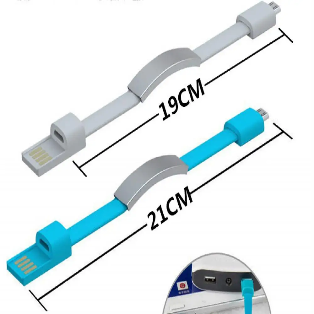 

Fashion Micro USB to USB Cable Bracelet Charger Data Sync Cord Dada Transfer Cable For Cell Phones Tool Portabel Hot Sale