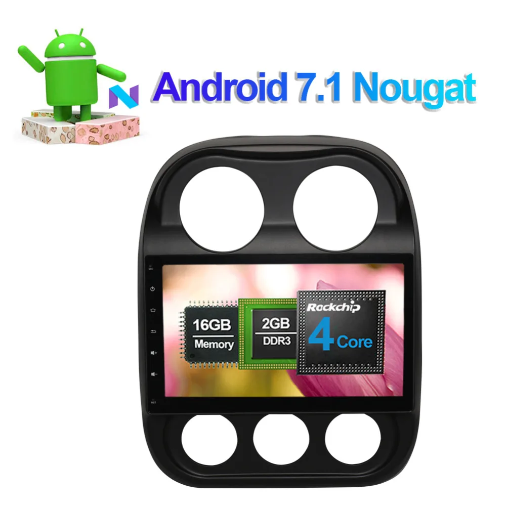 10 1 дюймовый IPS экран Android 8 0 Восьмиядерный 4 Гб RAM автомобильный Радио стерео для Jeep