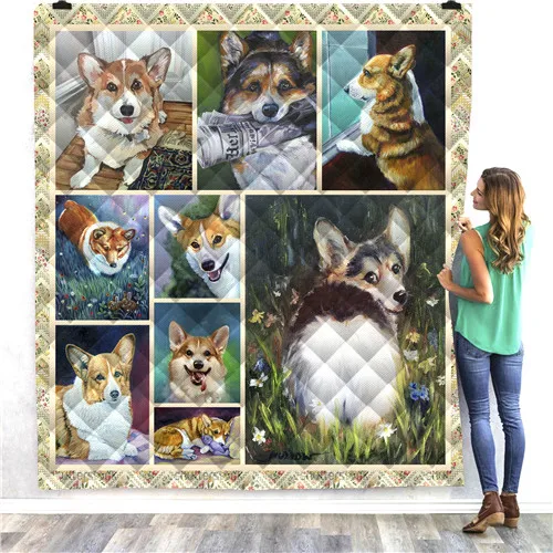 Мягкое летнее одеяло SOFTBATFY с принтом бульдога для детей и взрослых мягкое теплое