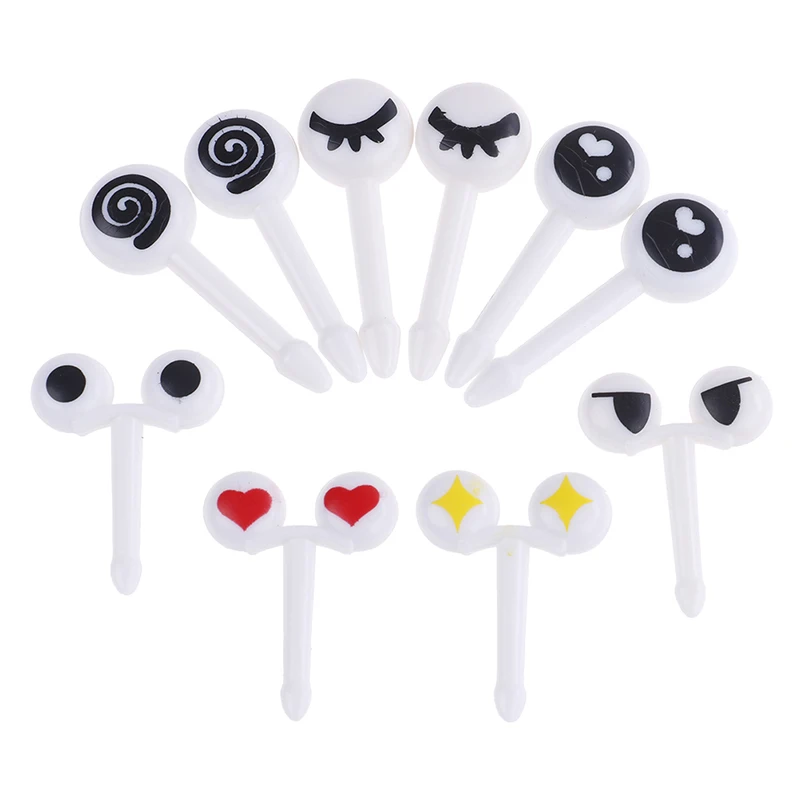 Фруктовый зубочистка Прекрасный знак бенто ланч 10 шт./упак. для детей