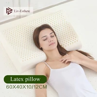 liv esthete thailand sleep 100 natural latex pillow remedial neck protect vertebrae health care orthopedic pillow slow rebound