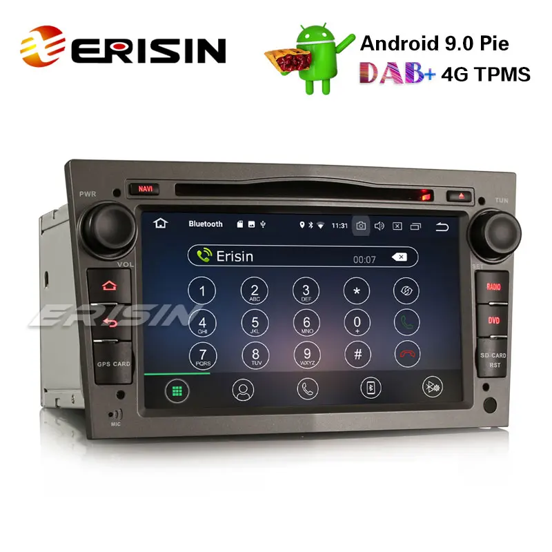 Erisin ES4960PG 7 &quotавтомобильный стерео Android 9 0 DAB + GPS BT для Opel Vauxhall Vivaro Astra Corsa Zafira Signum |