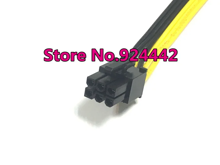10PCS--4 Pin 4P Molex IDE to 6 6p PCI-E Graphic Card Power Supply Cable Adapter PC Video Cord Lead 18AWG Wire 20cm |