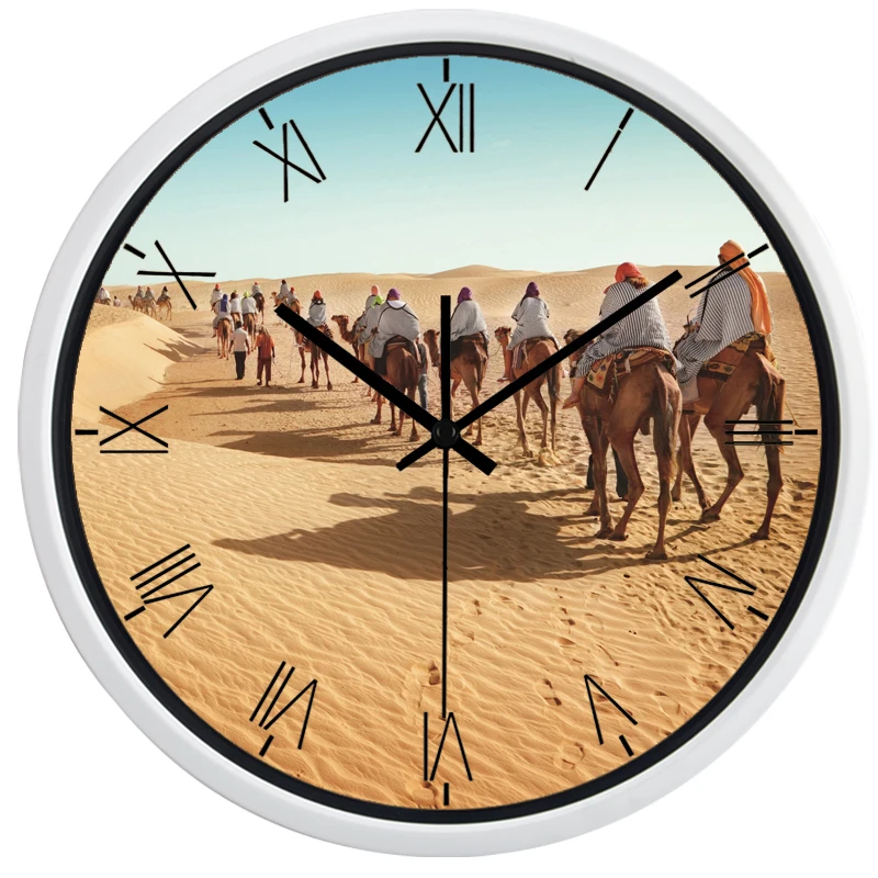 Популярные брендовые настенные часы Ближнего Востока пустыня верблюд для