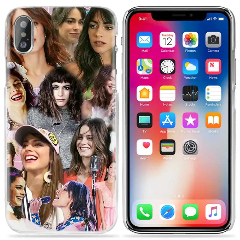 04 Чехол Martina Stoessel Violetta Girl для iPhone XS Max XR X 10 7S 8 6 6S Plus 5S SE 5 4S 4 5C Прозрачный жесткий чехол для телефона из поликарбоната - Цвет: 04