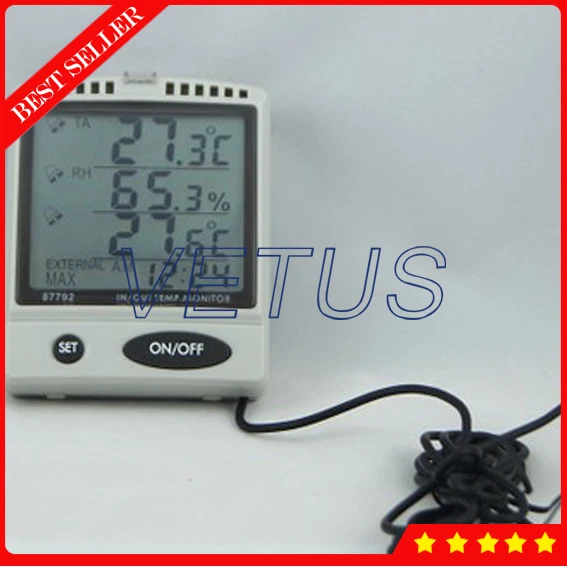 AZ87798 LCD Digital Thermometer Hygrometer Temperature Humidity Meter with Dew Point Detector diagnostic-tool termom | Инструменты