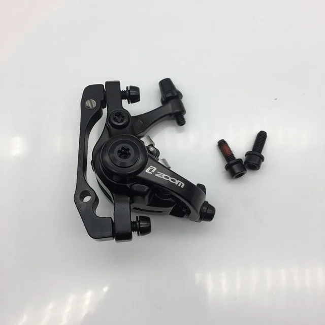 front no rotor ZOOM велосипедный Задний дисковый тормоз черная Горная дорога MTB Электрический велосипед механический суппорт Дисковые Тормоза Велоспорт двойной тормоз - Цвет: front no rotor