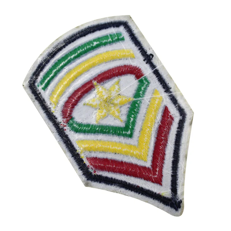 Jah армейский флаг Judah звезда полосы insignia вышивка аппликация Железный на патч Радуга нашивка Шеврон Нашивка аппликации