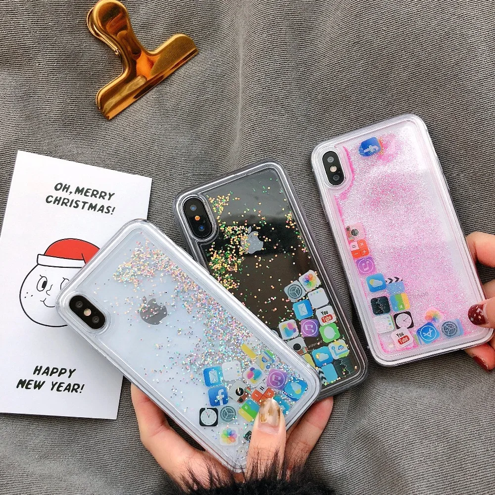 Забавные мобильные приложения икона шаблон чехол для телефона iphone XS MAX XR 7 8 плюс