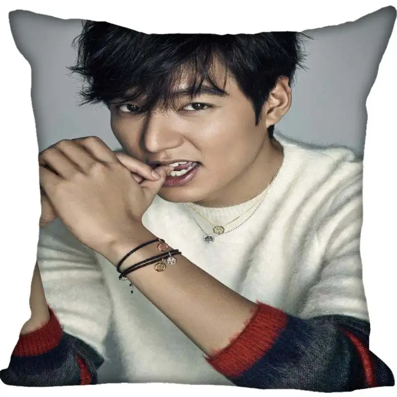 3 На заказ KPOP Lee Min ho квадратный чехол для подушки на заказ на молнии для спальни и дома Чехол для подушки 1 шт. на заказ 40x40 см - Цвет: 3
