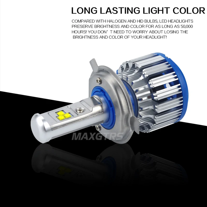 2x H1 H3 H4 H7 9005 HB3 9006 HB4 H13 9004 880 881 9012 автомобильная светодиодная головная светильник