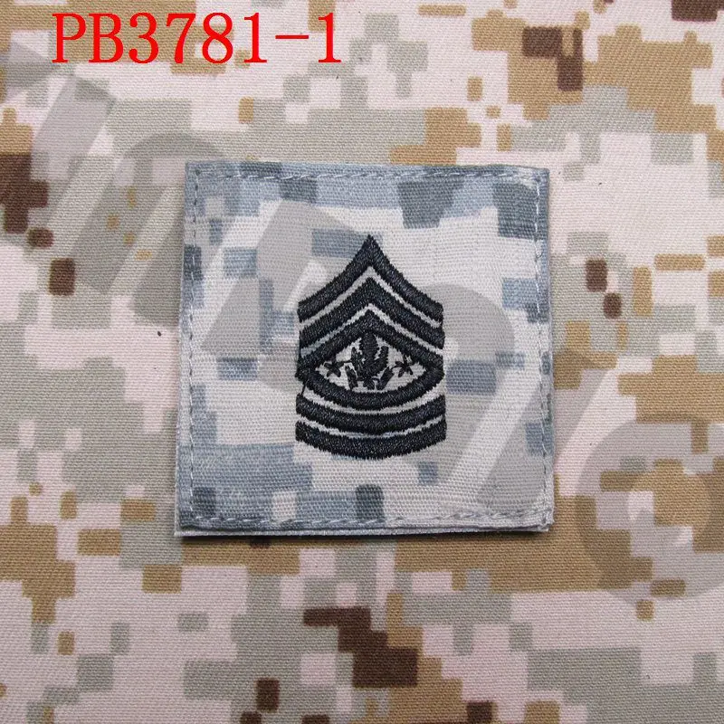 B3781 Вышивка патч ACU U. S. Армейский ранг Военная Вышивка патч крючок на спине - Цвет: B3781