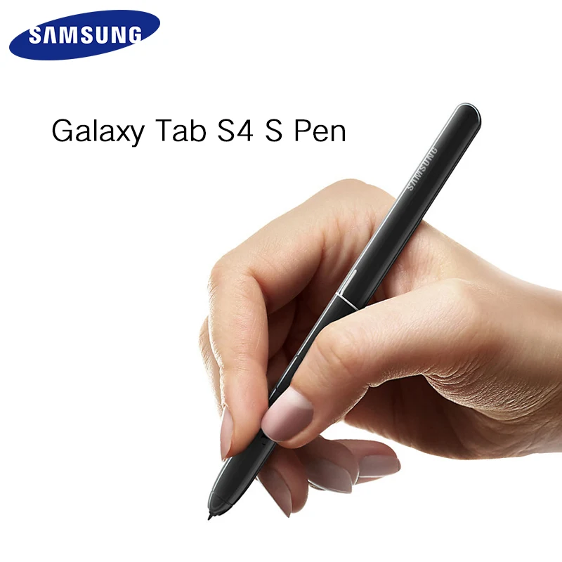 100% Оригинал Samsung Touch S Pen Galaxy Tab S4 SM T835C pen Replaceme Active Stylus Black Gary Intelligent|Стилусы для