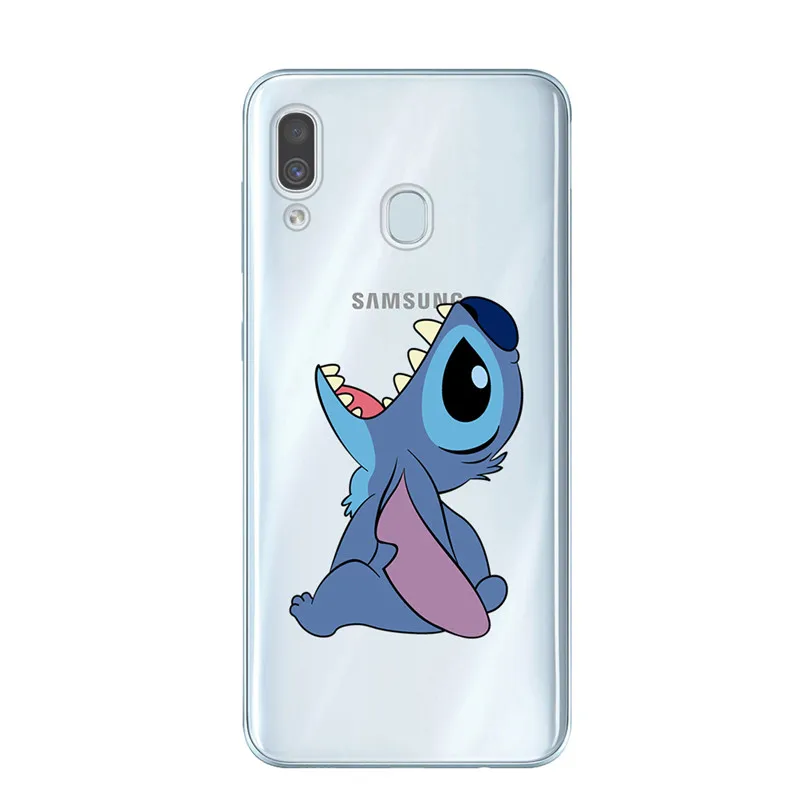 T5963 Чехол из мягкого ТПУ для samsung Galaxy A6 A8 плюс A7 A9 Крышка для samsung A10 A20 A30 A40 A50 A60 A70 A80 милые Прошитые Футляр для телефона - Цвет: T5963