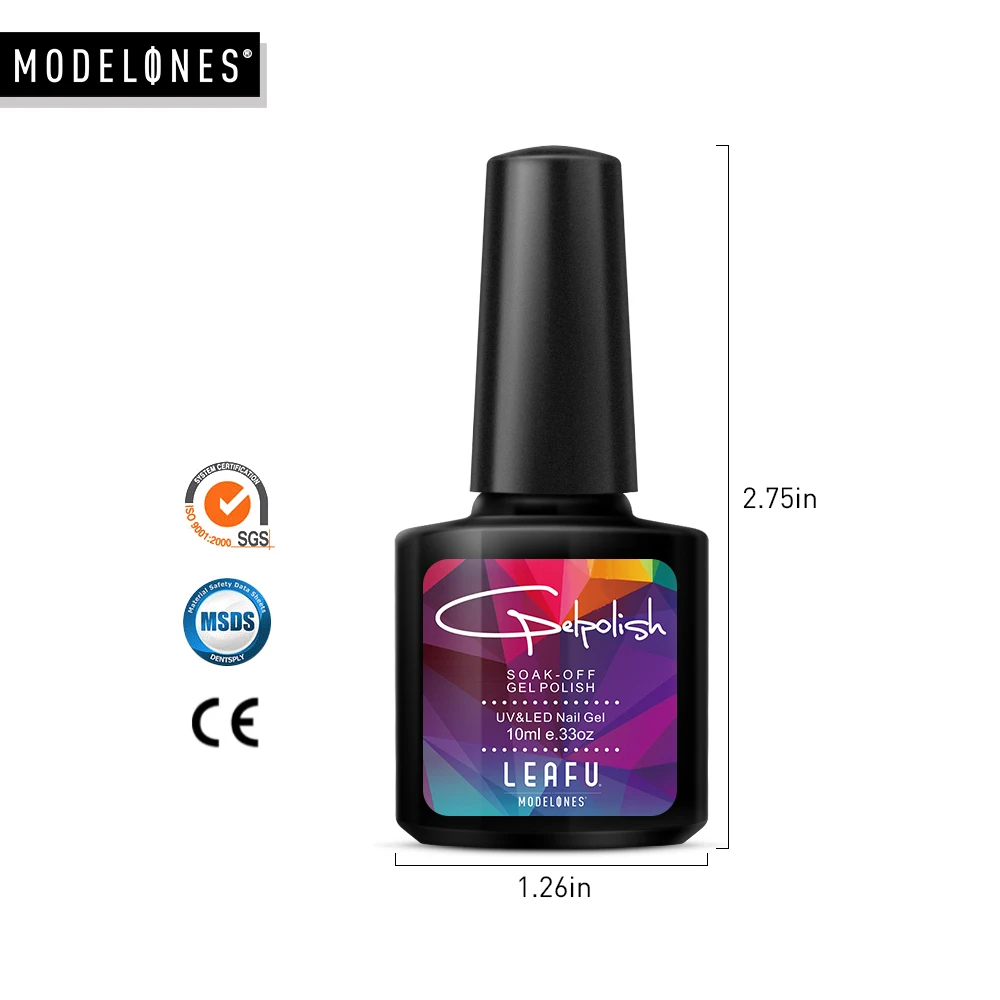 Modelones Гель лак для ногтей маникюра УФ цвета Vernis Полупостоянный впитывающий гель