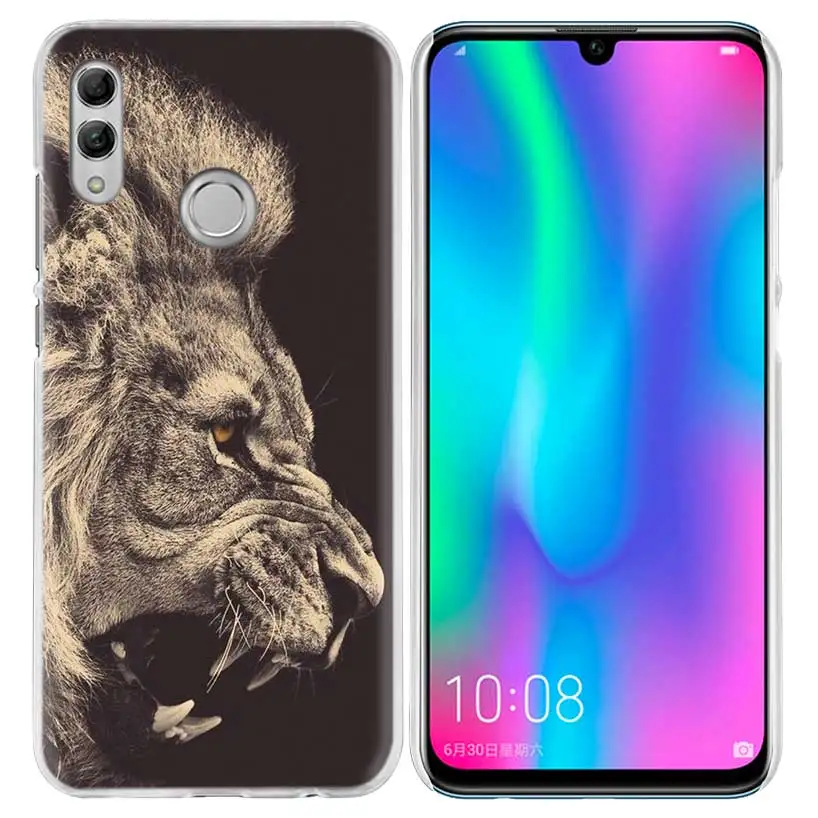 Чехол King of The lion для huawei Honor 8X Y9 9 10 Lite Play 8C 8S 8A Pro V20 20i 10i Y6 Y7 жесткий чехол для телефона из поликарбоната
