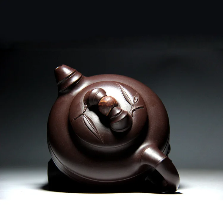 Исин рекомендуется мелким бамбуковым барабаном керамический чайный горшок xin-ming