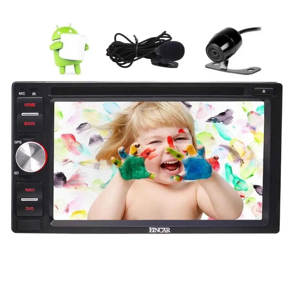 Android6.0 dvd-плеер автомобиля 6.2 ''двойной DIN в тире GPS навигации радио Поддержка