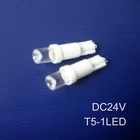 Высококачественный приборный свет, 24 В, T5, 24 В, светодиод для грузовика T5, w3w,T5 клин, T5 свет, лампа T5,T5 световой индикатор, Бесплатная доставка 10 шт.лот