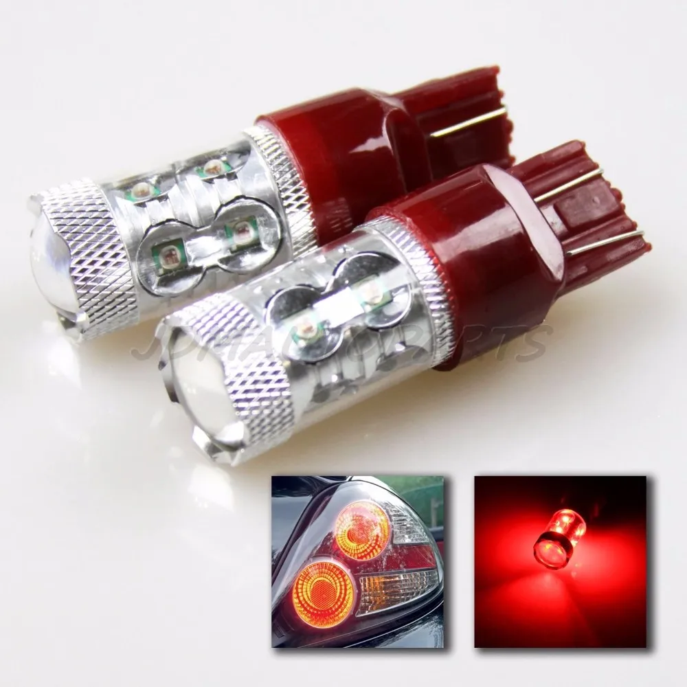 2 шт./лот белый/желтый/красный 50 Вт 7443/T20/S25W W21 5W 21 5 W3X16Q двойной нити функция
