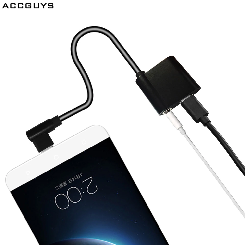 ACCGUYS Тип C Aux аудио кабель для наушников адаптер USB Type папа 3 5 мм Женский Разъем Xiaomi 6