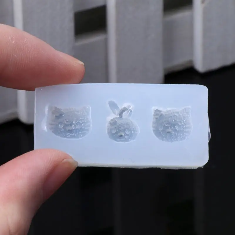 6 шт 3D силиконовые украшения для дизайна ногтей в виде животных, кабошон из смолы, ювелирный кулон, набор форм, сделай сам, прозрачные формы для эпоксидной смолы для ювелирных изделий