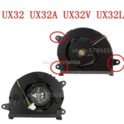 Для Asus ZENBOOK UX32 UX32A UX32VD UX32V UX32LA UX32LN UX32L UX31E UX31A UX31L UX31LA UX21E UX21A VGA Процессор охлаждающий вентилятор Cooler - Цвет лезвия: UX32A UX32V UX32L
