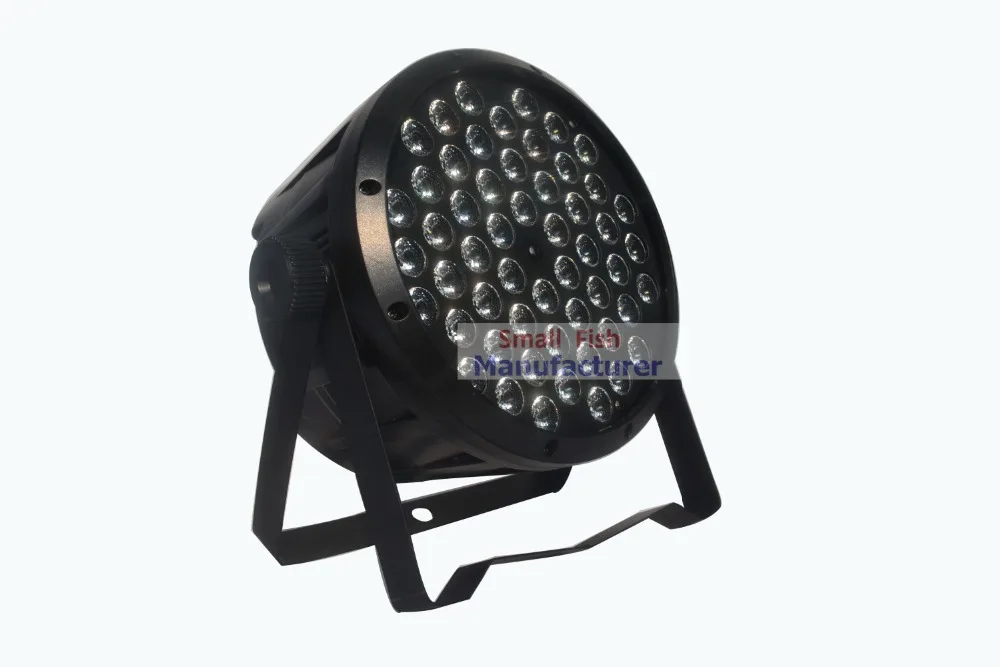 Светодиодный светильник с плоским Par 54x3W RGB стробоскоп DMX контроллер для дискотеки