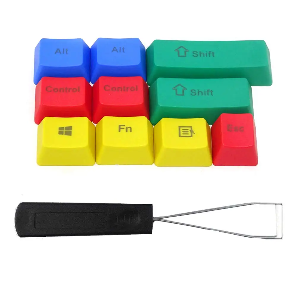 PBT RGBY 10 шт. OEM профиль Топ/боковой печати брелки Съемник ключей для Anne Pro2 механическая клавиатура Corsair IKBC Cherry MX Переключатель