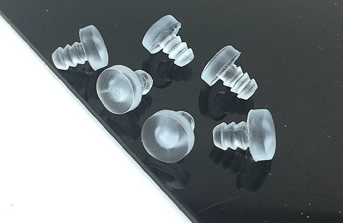 Прозрачная Противоударная бусина коллоидная плита монтаж на шпильке эластичный