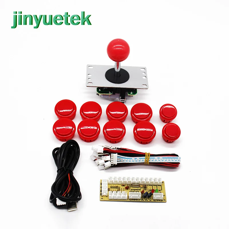 Аркадный набор Zero Delay для творчества USB энкодер в SANWA 4 сторонний 8 джойстик Rapsberry Pi