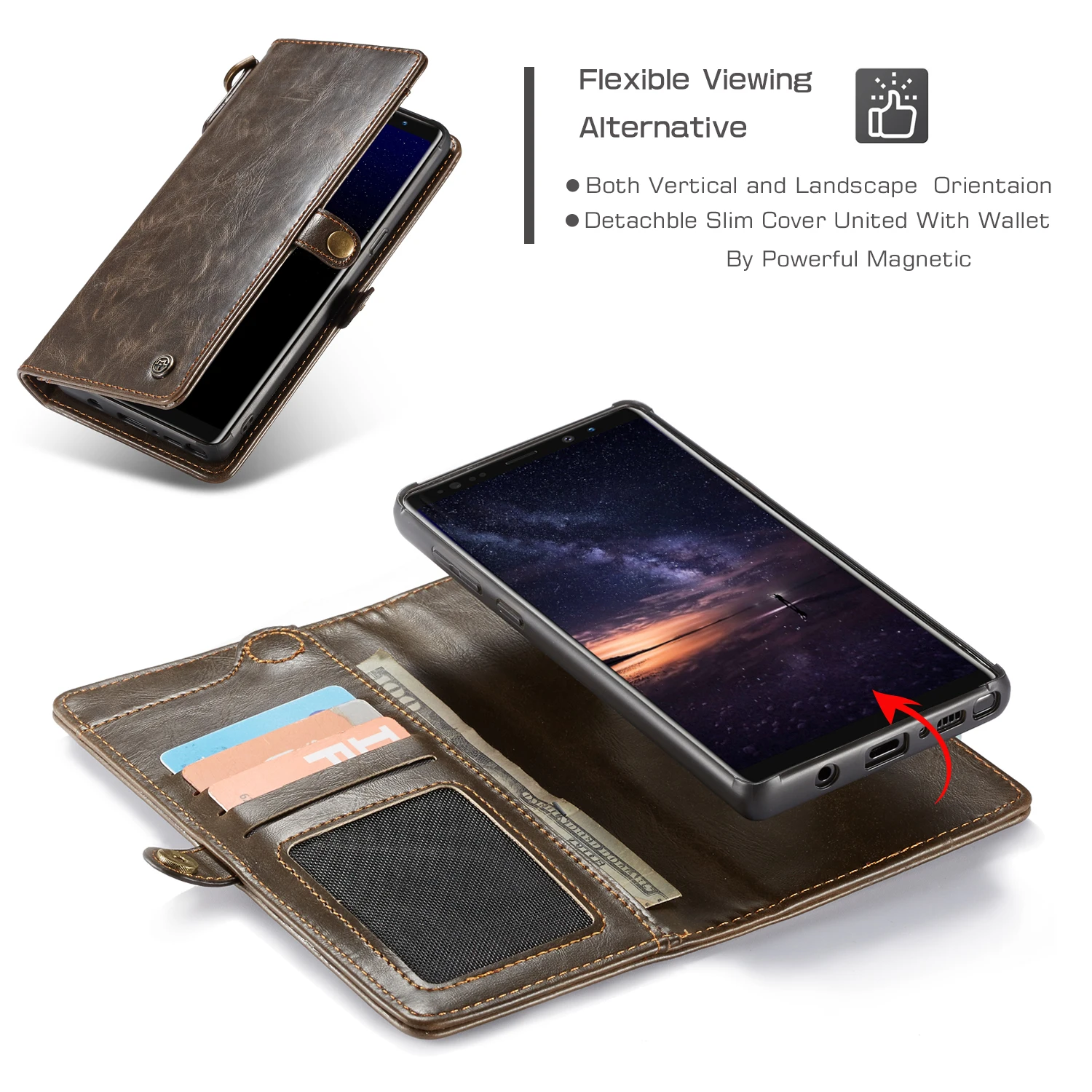 Чехол мне чехол для samsung Galaxy Note 9 8 Note10 S8 S9 S10 Plus E Ретро ремень захлестывающийся чехол-портмоне для телефона на магните съемный чехол s сумка