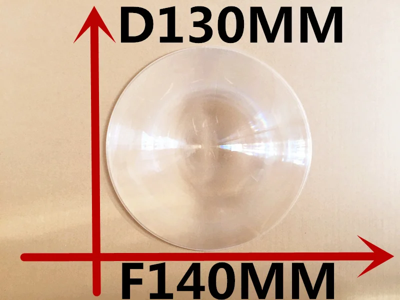 1 шт./лот солнечная плита линза Френеля диаметром 130 мм фокусное расстояние 140