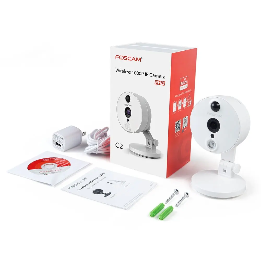 IP камера видеонаблюдения Foscam C2 1080P Wi Fi ночное видение|ip camera|security ip camerafoscam c2 |