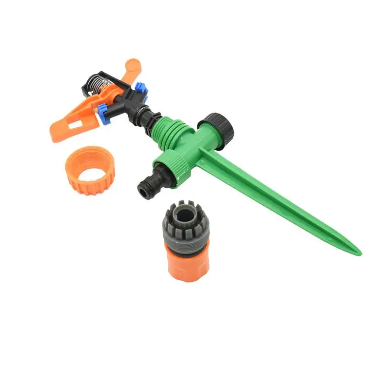 3I4 hose 1/" Вращающийся спринклер для воды для фермы спринклеры G1/2" пластиковые Спайк дождевальные насадки для полива и орошения 1 Набор - Цвет: 3I4 hose