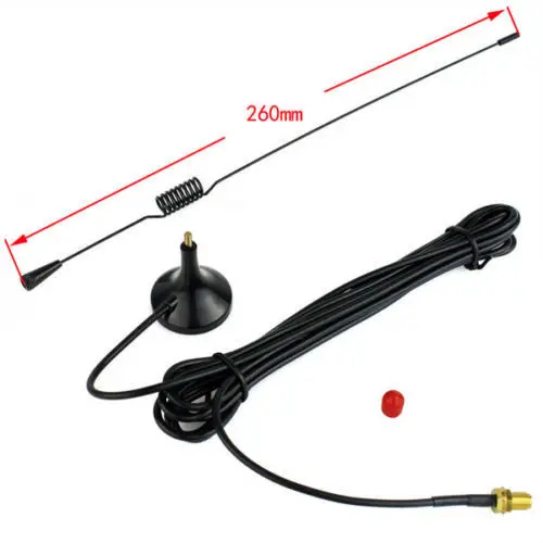 UT-102UV SMA-F Женская UHF + VHF Двухдиапазонная двухсторонняя радио антенна для BAOFENG UV-5R
