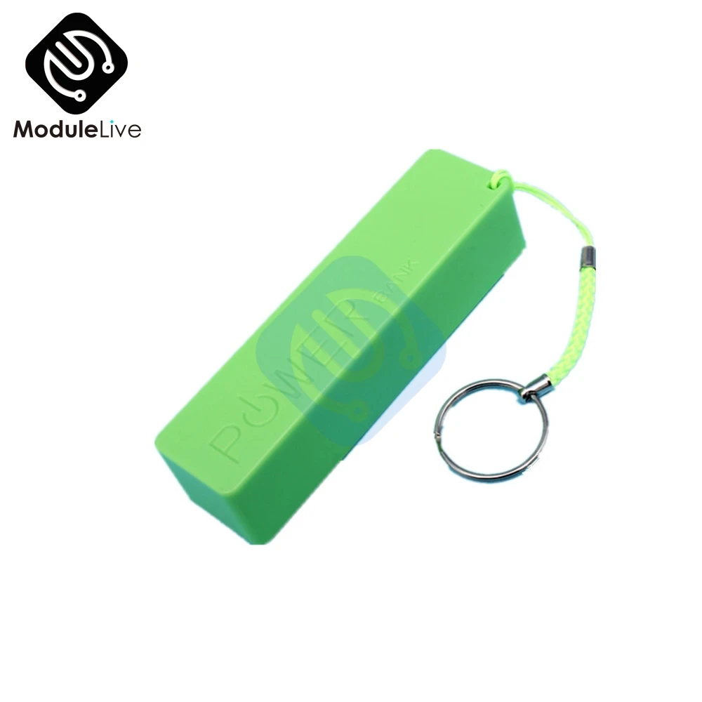 Green USB внешний аккумулятор, чехол, Набор 18650, зарядное устройство, сделай сам, коробка, оболочка, набор, синий, зеленый, желтый, черный, зарядное устройство, сделай сам, коробка - Цвет: Green